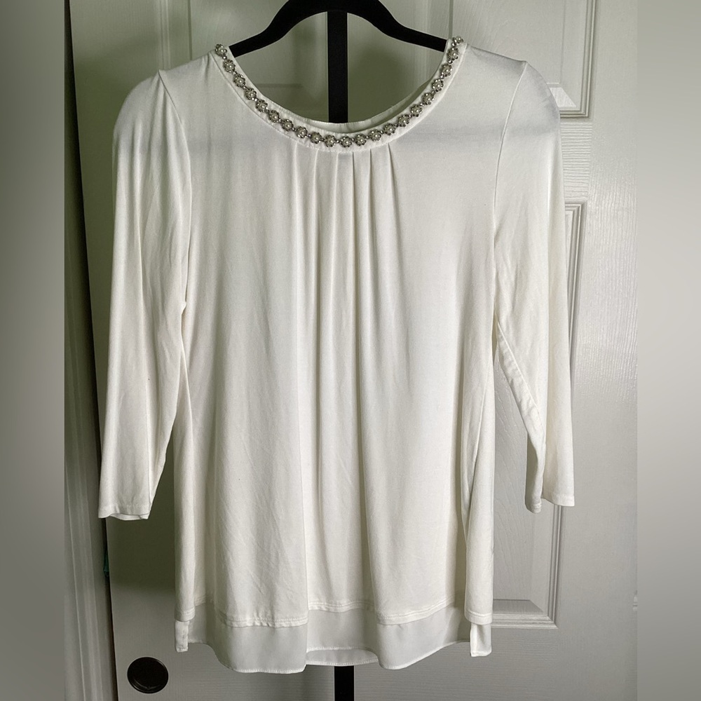 🎃🎃 WHBM Jeweled Neck Top, size XS 🎃🎃